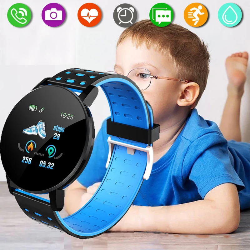 Smartwatch Digital Watches For Kid Boy With Alarm - Children's Sports Smart Watch Led Digital