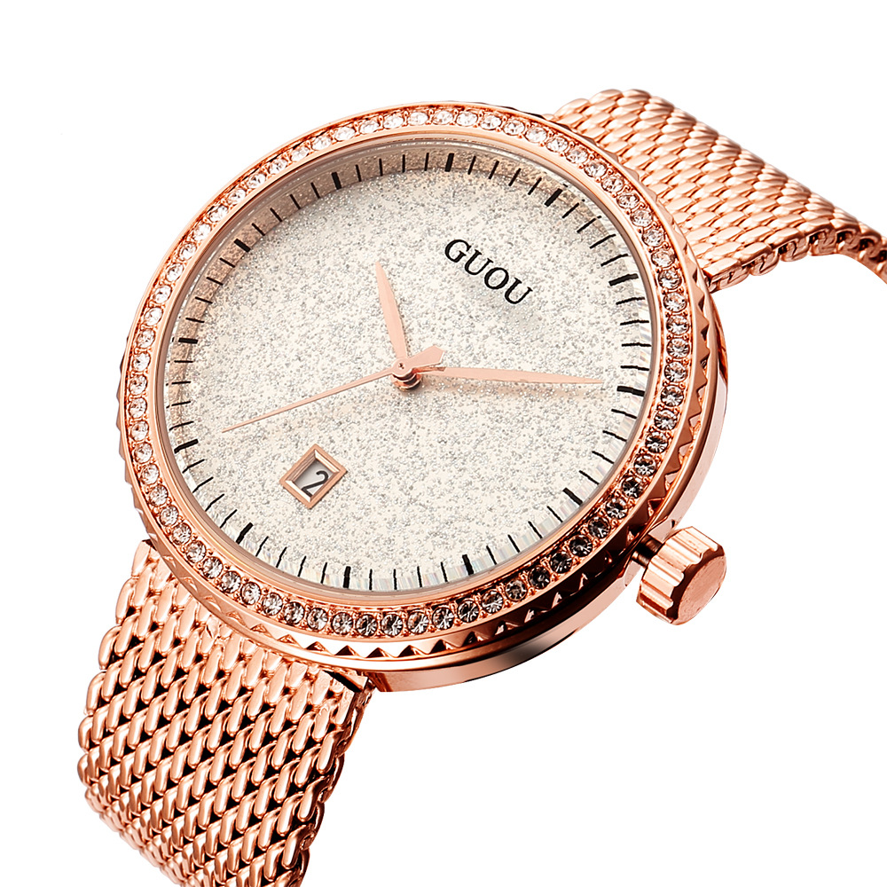 Mesh Stainless Strap - Guou Fashion Simple Mesh Retro Exquisite