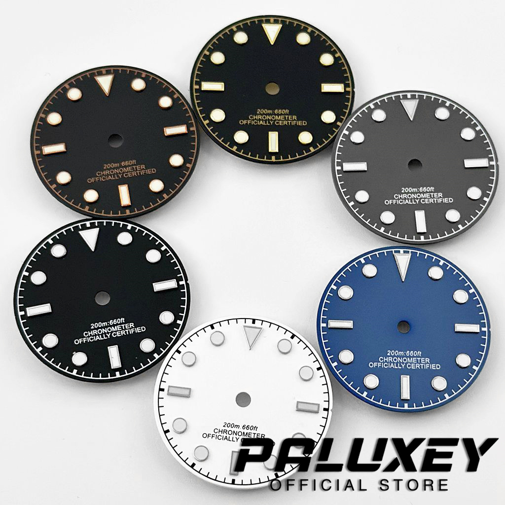 Luminous Dial Face - BB58 29mm Sterile Black Gray Watch