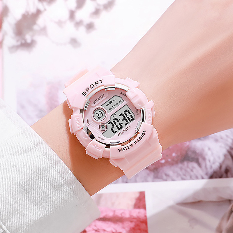 Smartwatch Digital Watches For Kid Boy With Alarm - Fashion Kids Watches Luminous Waterproof Sports