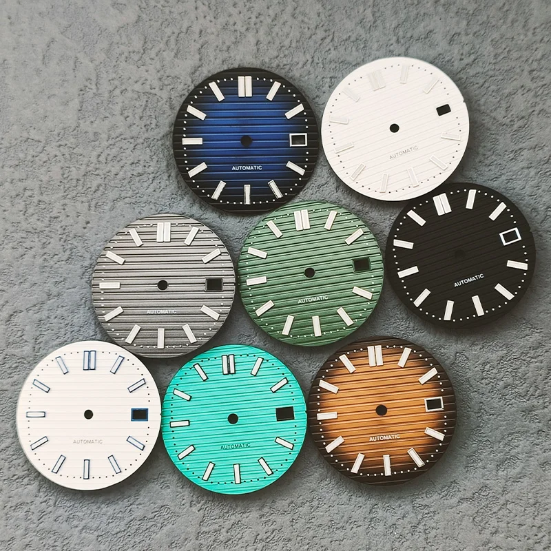 Luminous Dial Face - 29.8mm NH35 Watch Dial Green Luminous