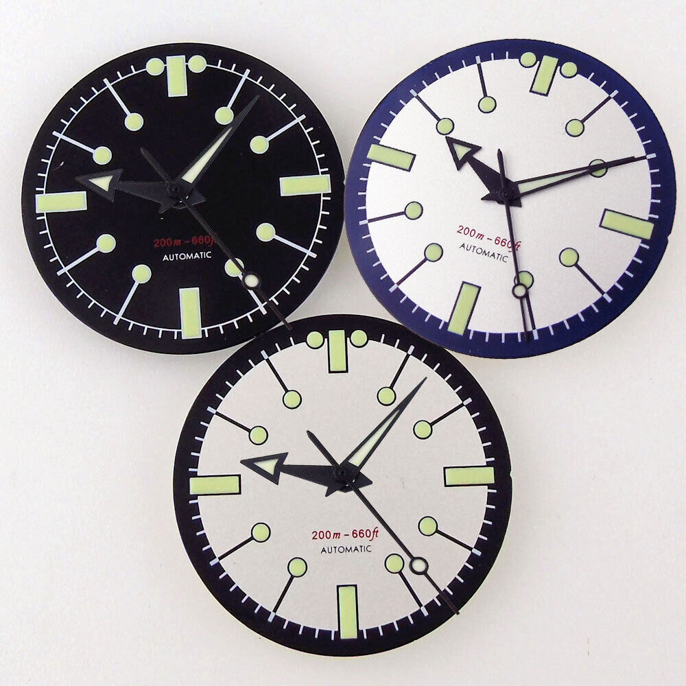 Luminous Dial Face - 31mm Beige/Black Sterile Dial Face Fit
