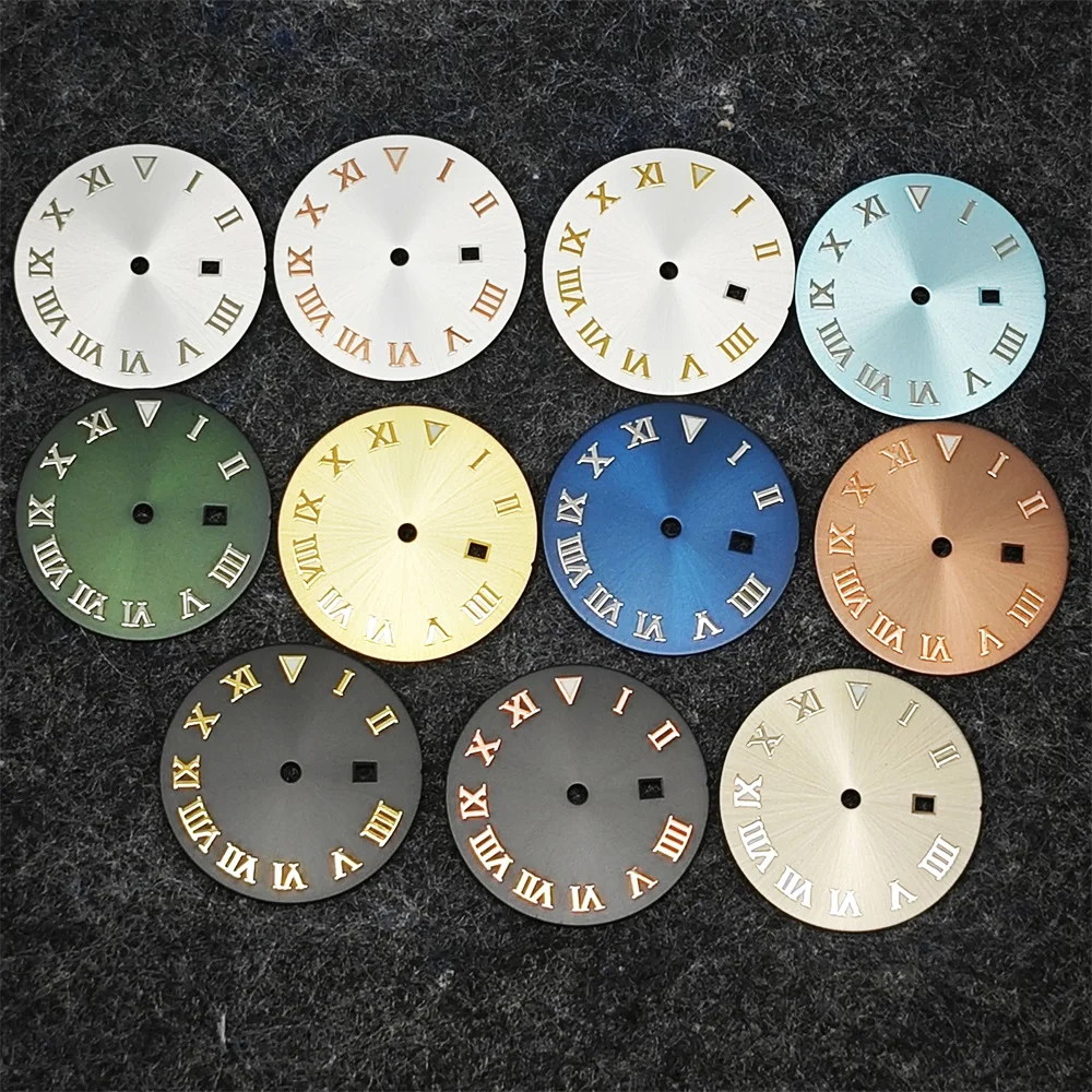 Luminous Dial Face - 24.5MM Women's Watch Dial Luminous Log