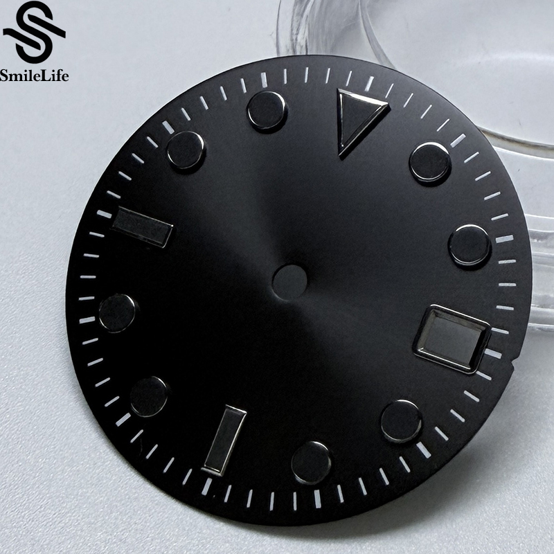 Luminous Dial Face - SmileLife 28.5MM Luminous Green Watch Dial