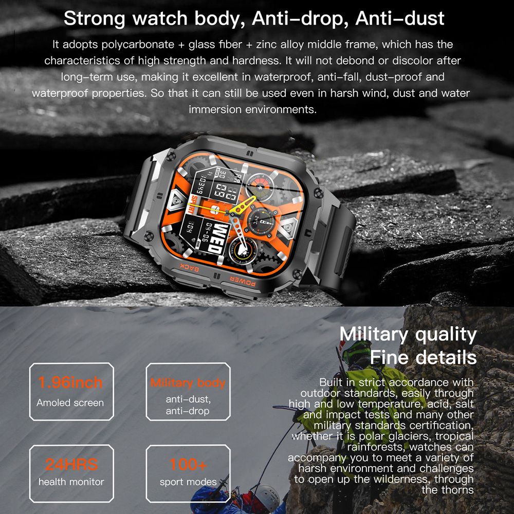 K61 Pro Smart Watch Men Women  - Smartwatch Digital Watches For Men 评论和价格