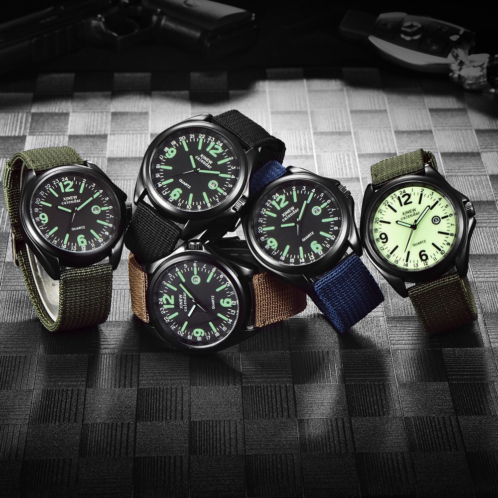 Military Mens Quartz Watch Bla - Smartwatch Watches For Men 评论和价格