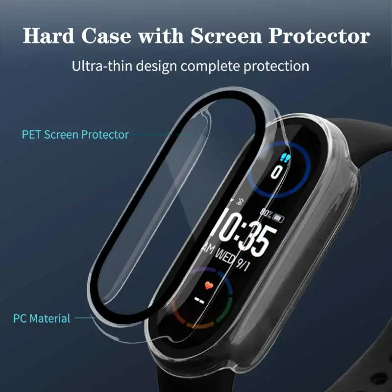 Tempered Glass+PC Case For Xia - Smartwatch Watches For Men 评论和价格
