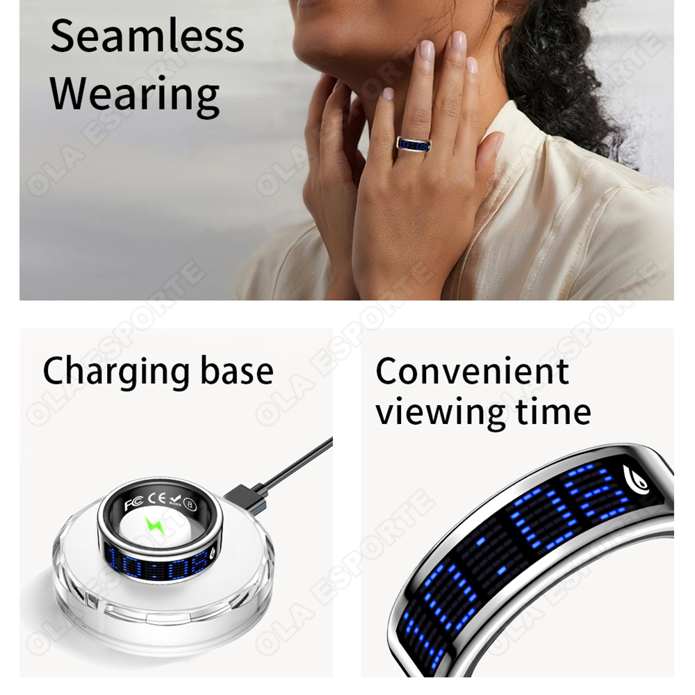 Cyber Style Smart Ring With Sc - Couple Watches Smartwatch 评论和价格