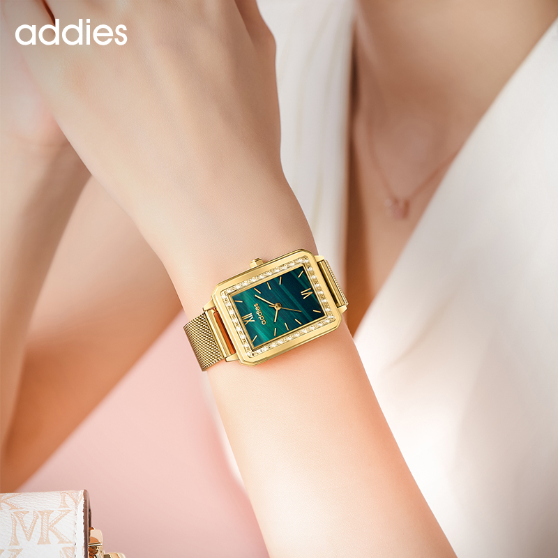 ADDIES Fashion Quartz Woman Wr - Mesh Stainless Strap 评论和价格