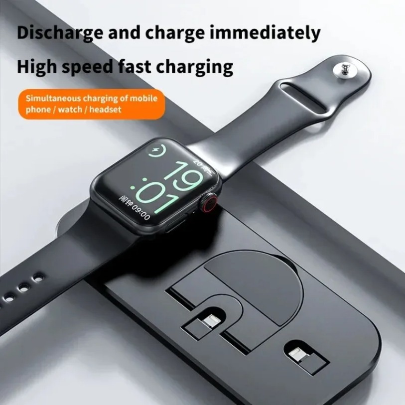 3 In 1 Wireless Charger Stand  - Watch Watch Xs 评论和价格