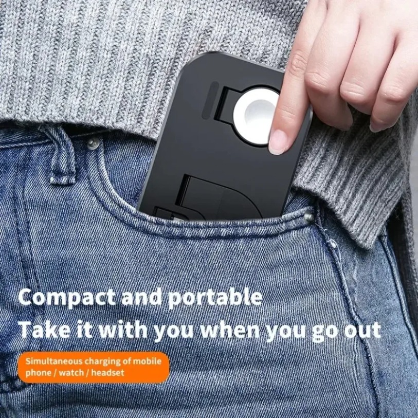 3 In 1 Wireless Charger Stand  - Watch Watch Xs 评论和价格
