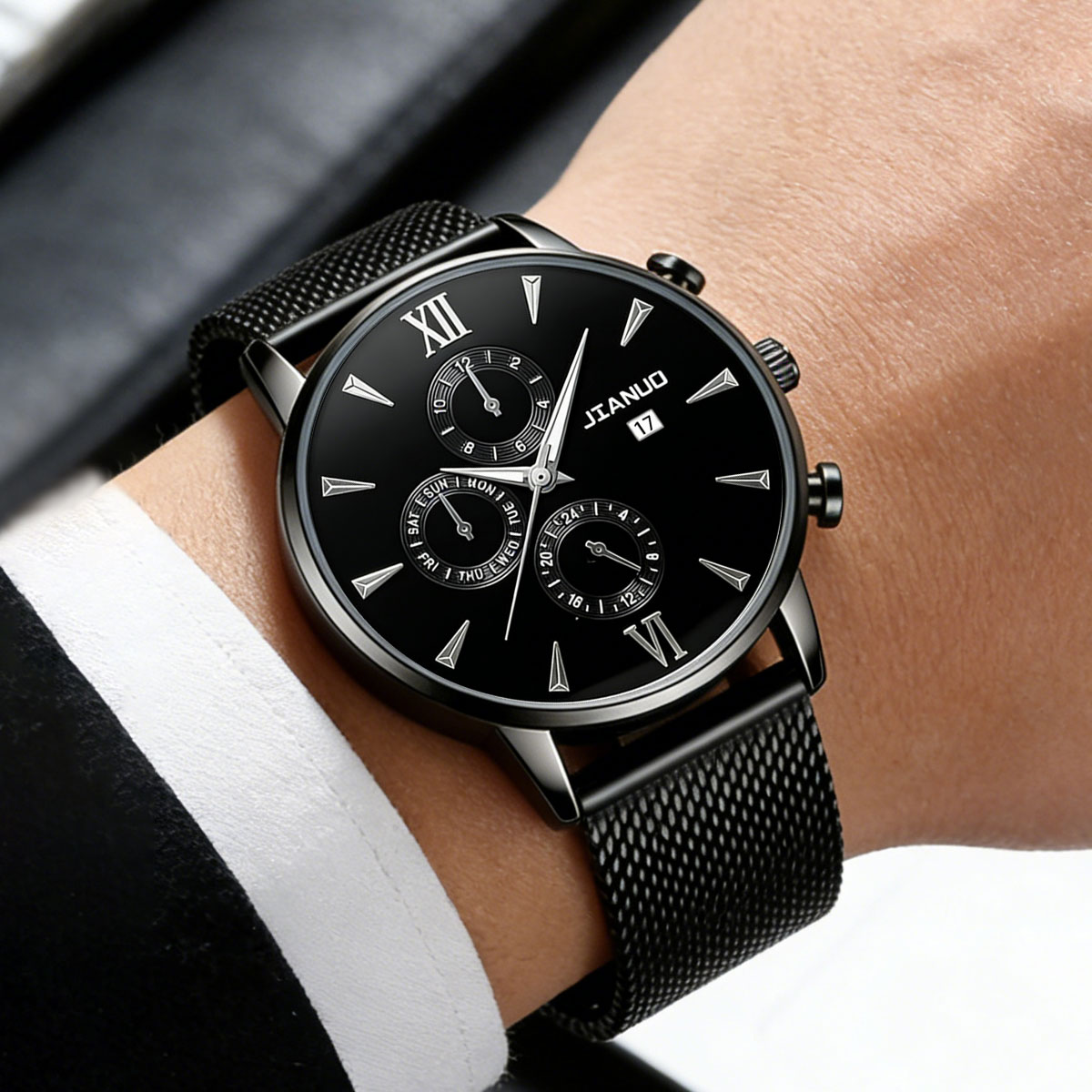 Trendy Casual Men's Milan Mesh - Mesh Stainless Strap 评论和价格