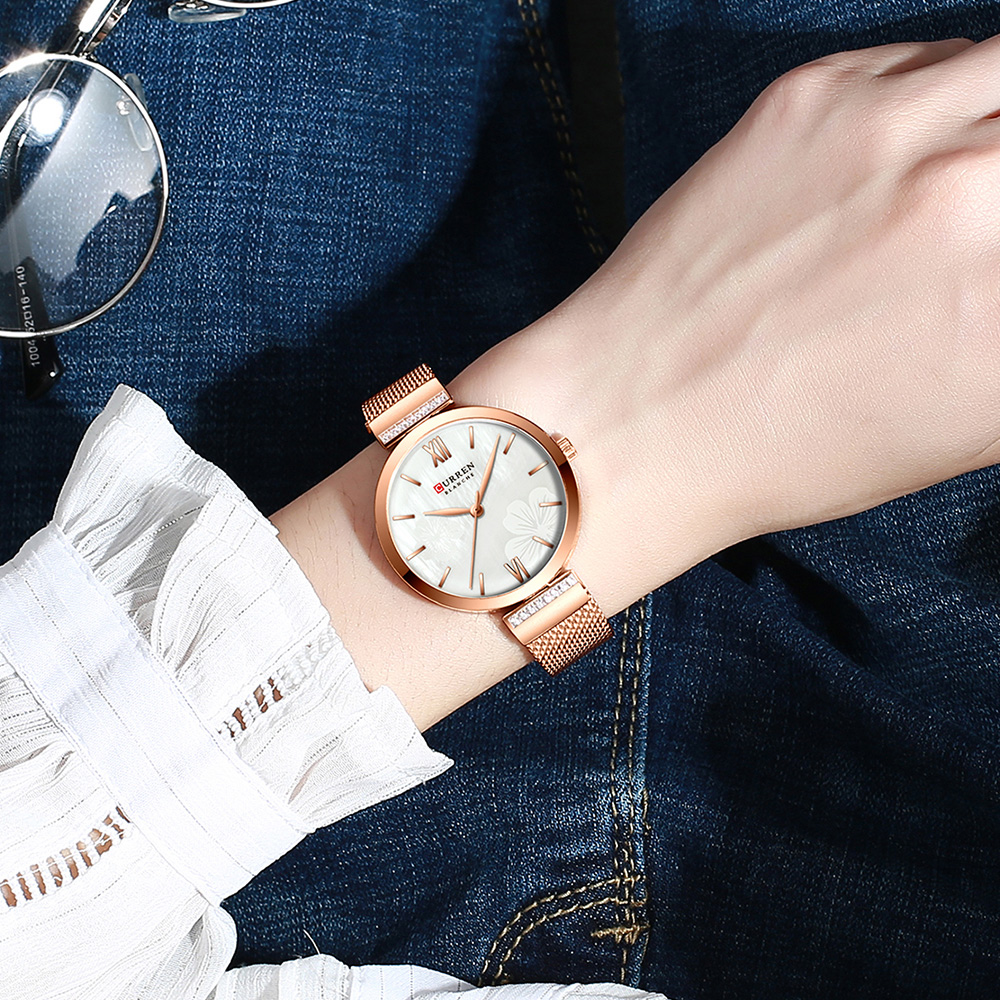 CURREN 9067 Minimalist Quartz  - Mesh Stainless Strap 评论和价格