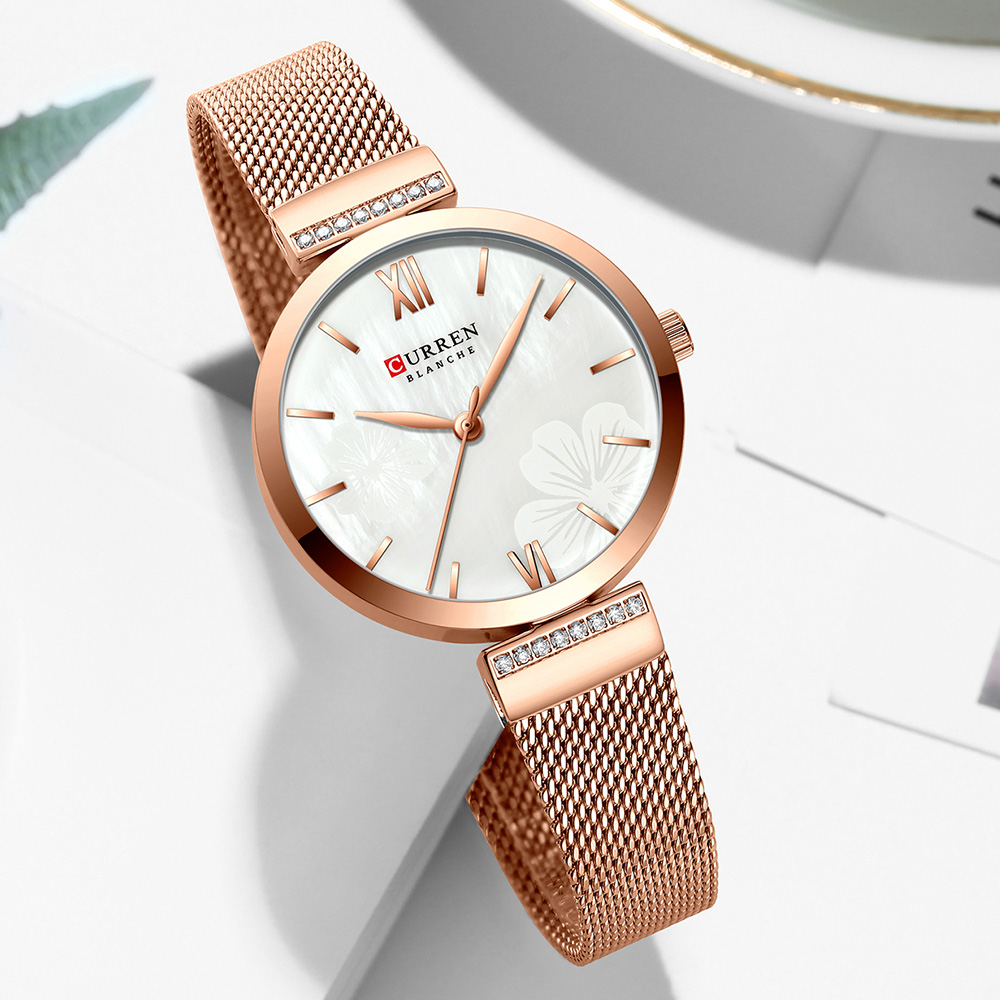 CURREN 9067 Minimalist Quartz  - Mesh Stainless Strap 评论和价格