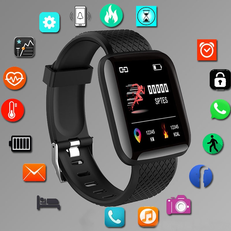 Sport Smartwatch Fitness Brace - Smartwatch Square Watches For Men 评论和价格