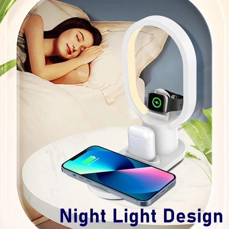 4in1 Night Light Wireless Char - Watch Watch Xs 评论和价格