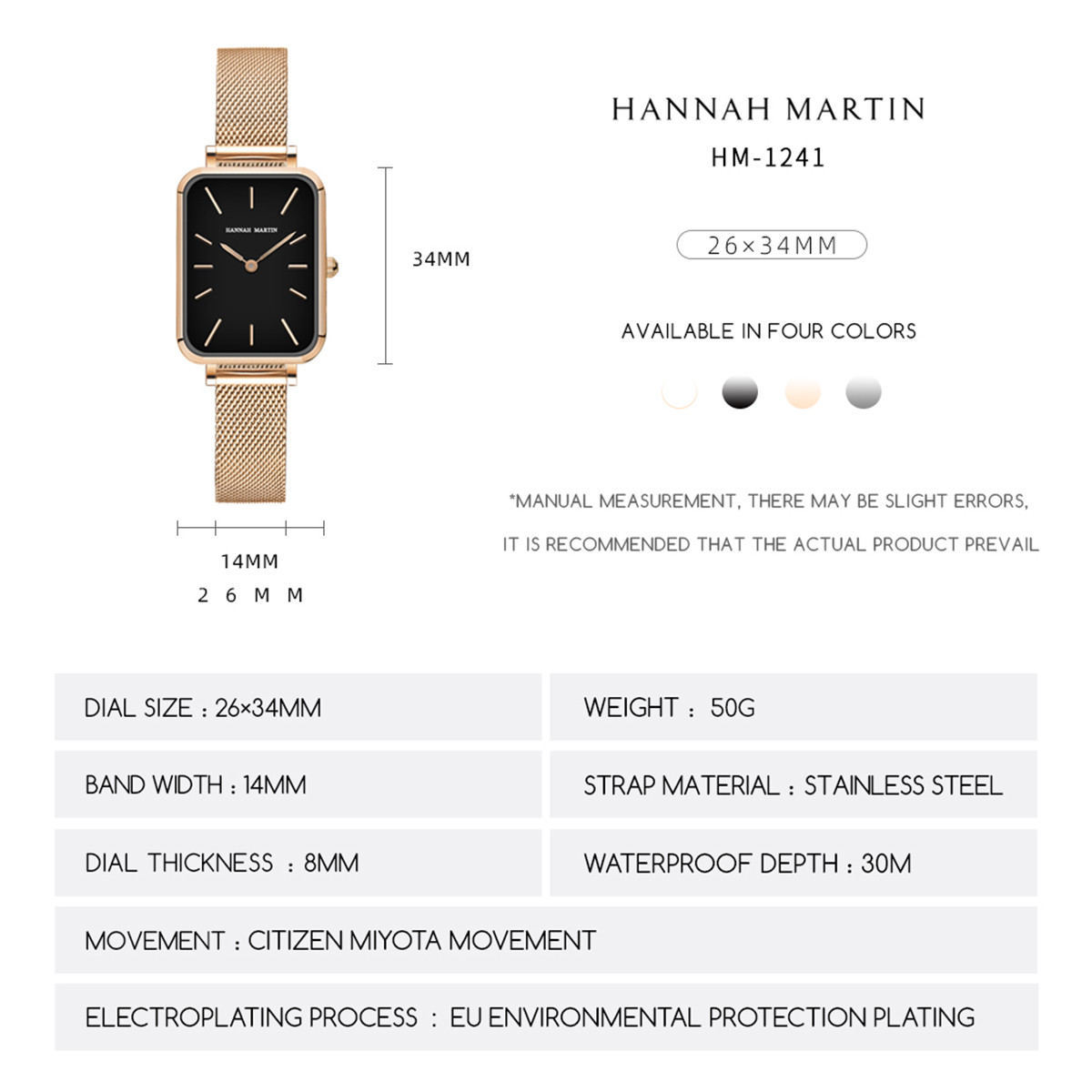 Rectangle Ultrathin Nordic Sim - Mesh Stainless Strap 评论和价格