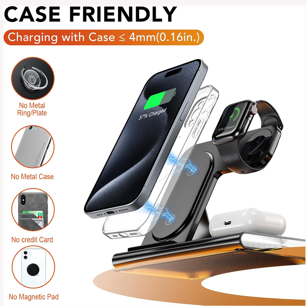 3 in 1 Foldable Charging Stati - Watch Watch Xs 评论和价格