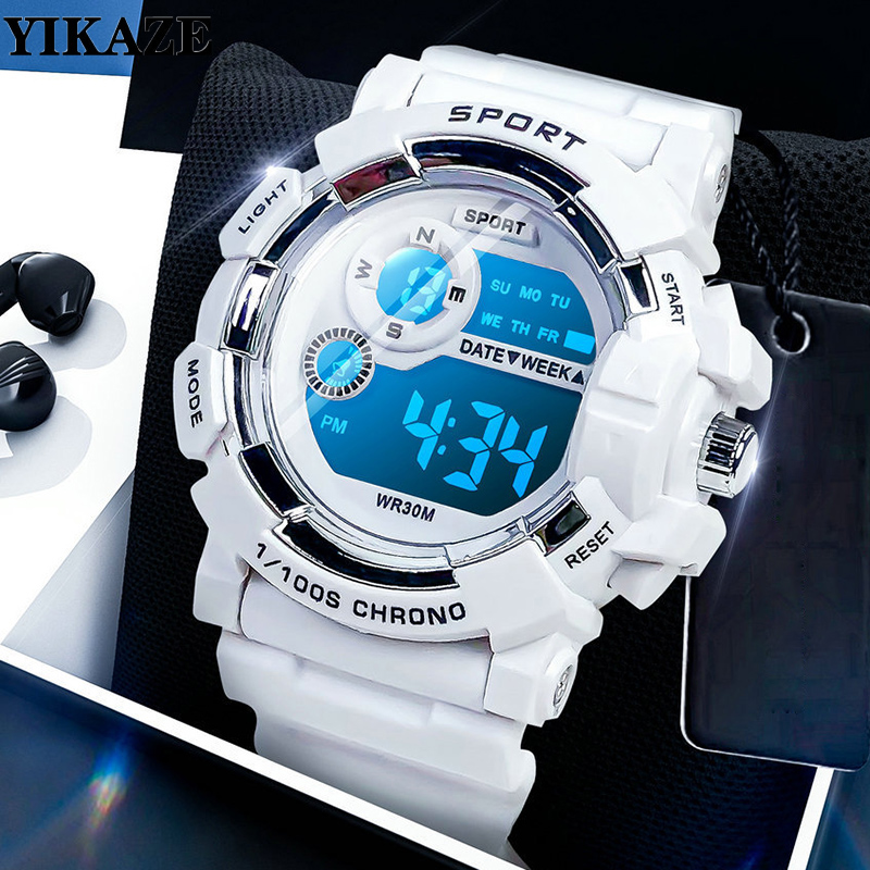 YIKAZE Kids Watches Fashion Lu - Smartwatch Digital Watches For Kid Boy With Alarm 评论和价格