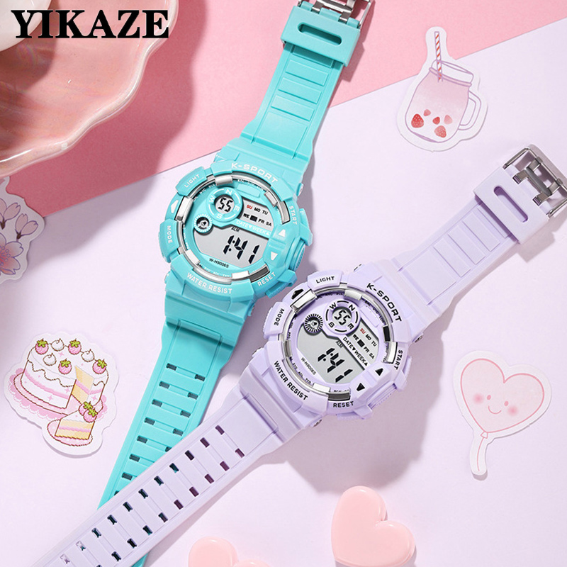 YIKAZE Kids Watches Fashion Lu - Smartwatch Digital Watches For Kid Boy With Alarm 评论和价格