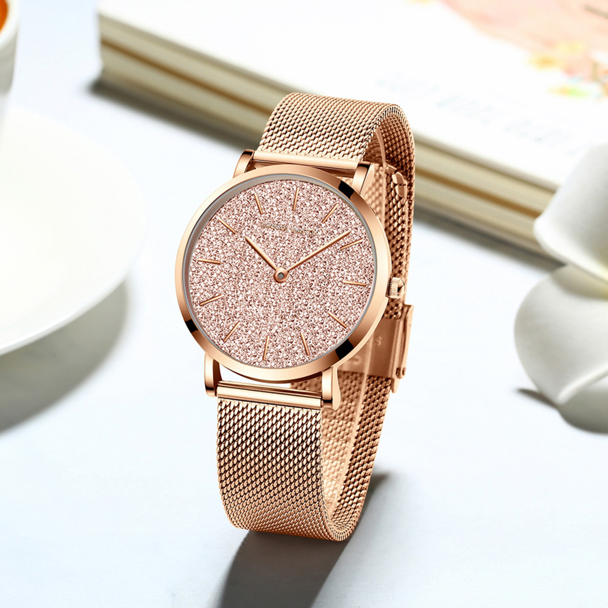 Hannah Martin Luxury Women's W - Mesh Stainless Strap 评论和价格