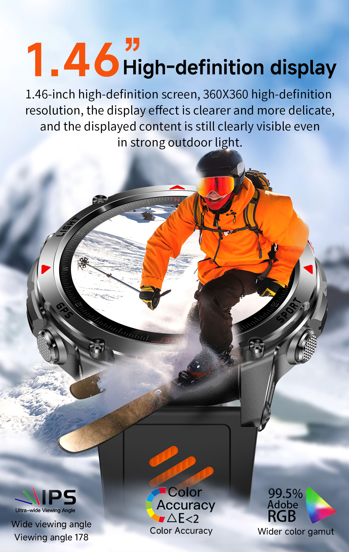 2025 New Professional GPS Spor - Smartwatch Running Watches For Men 评论和价格