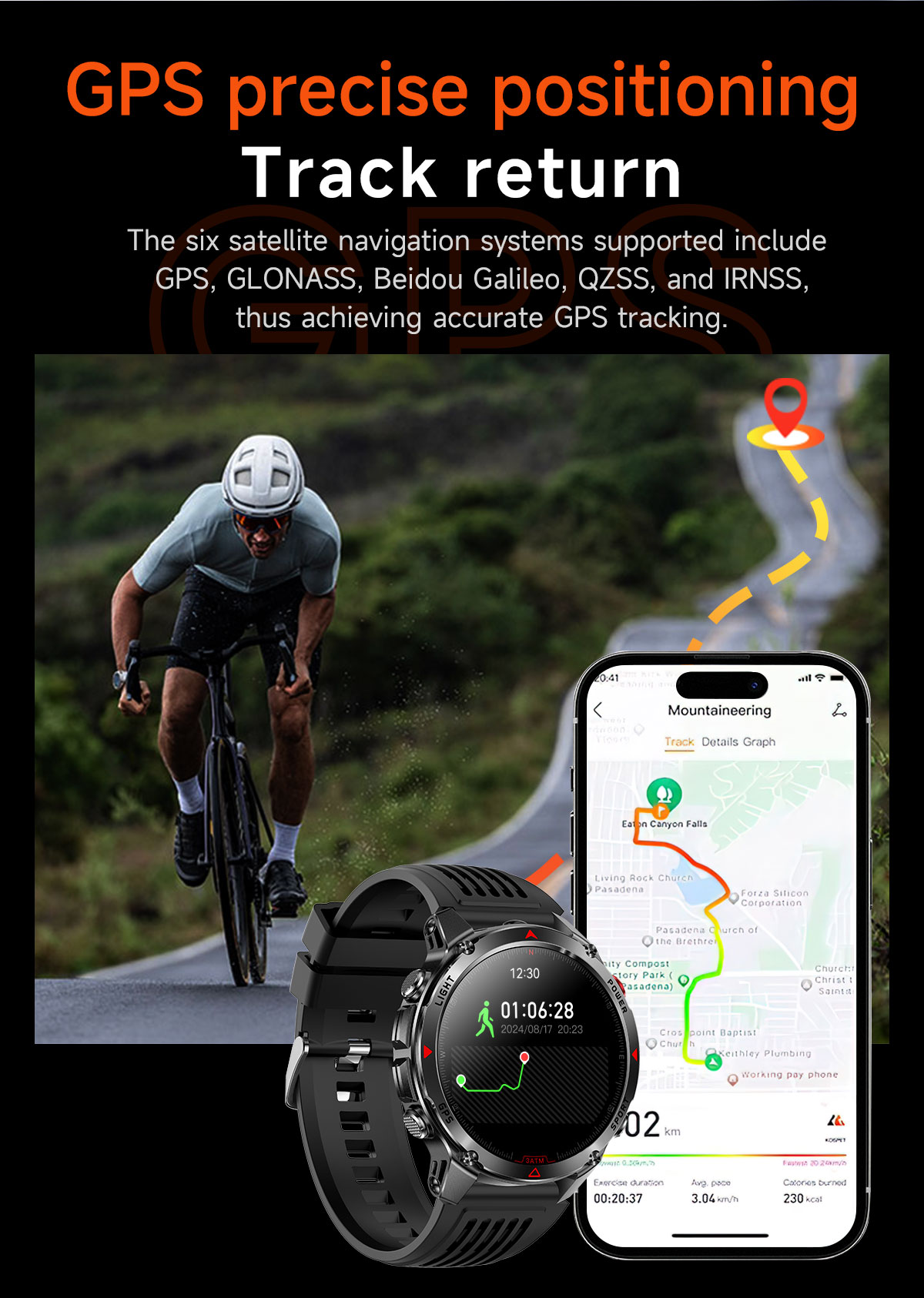 2025 New Professional GPS Spor - Smartwatch Running Watches For Men 评论和价格