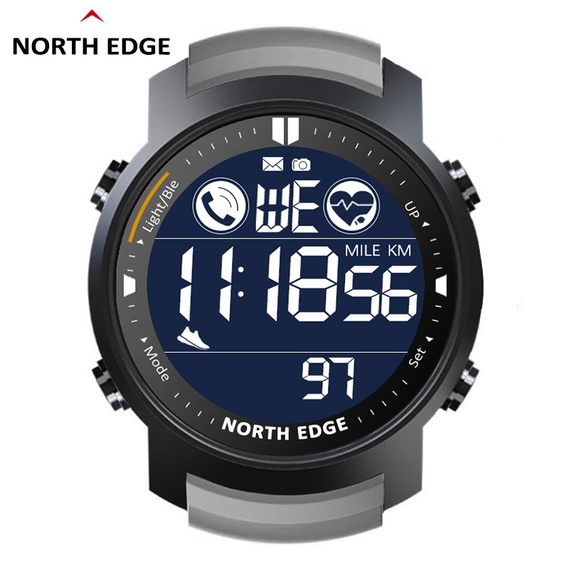 NORTH EDGE Smart Watch Men Hea - Smartwatch Running Watches For Men 评论和价格