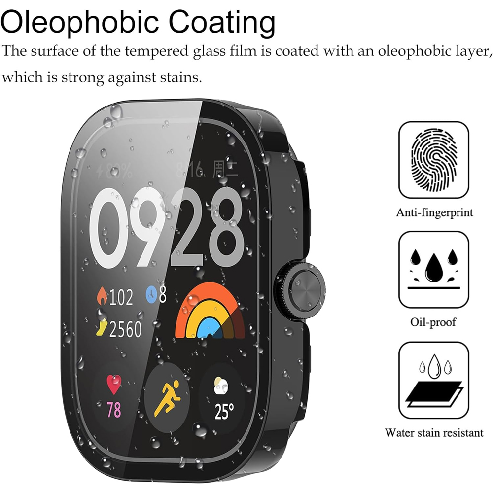 Tempered Glass+Case For Xiaomi - Smartwatch Watches For Men 评论和价格