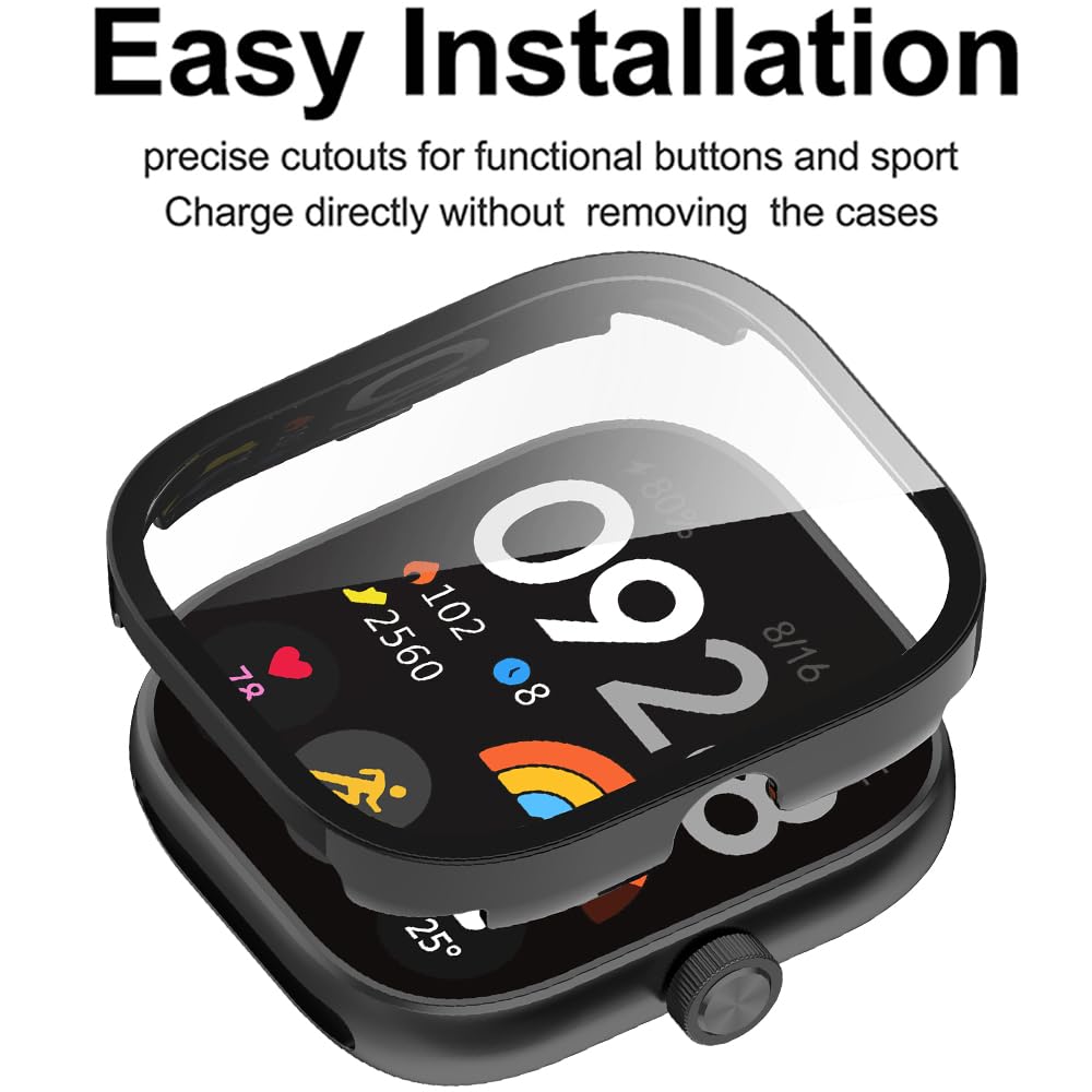 Tempered Glass+Case For Xiaomi - Smartwatch Watches For Men 评论和价格