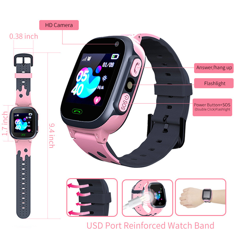 Kids Smart Watch Waterproof Sm - Smartwatch Digital Watches For Kid Boy With Alarm 评论和价格