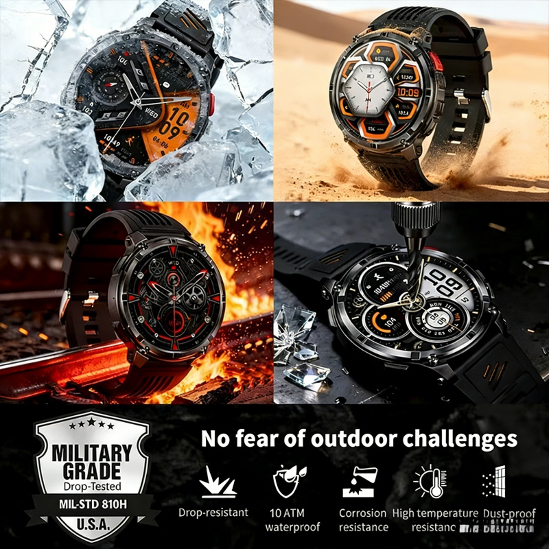 Outdoors Military Smart Watche - Smartwatch Running Watches For Men 评论和价格