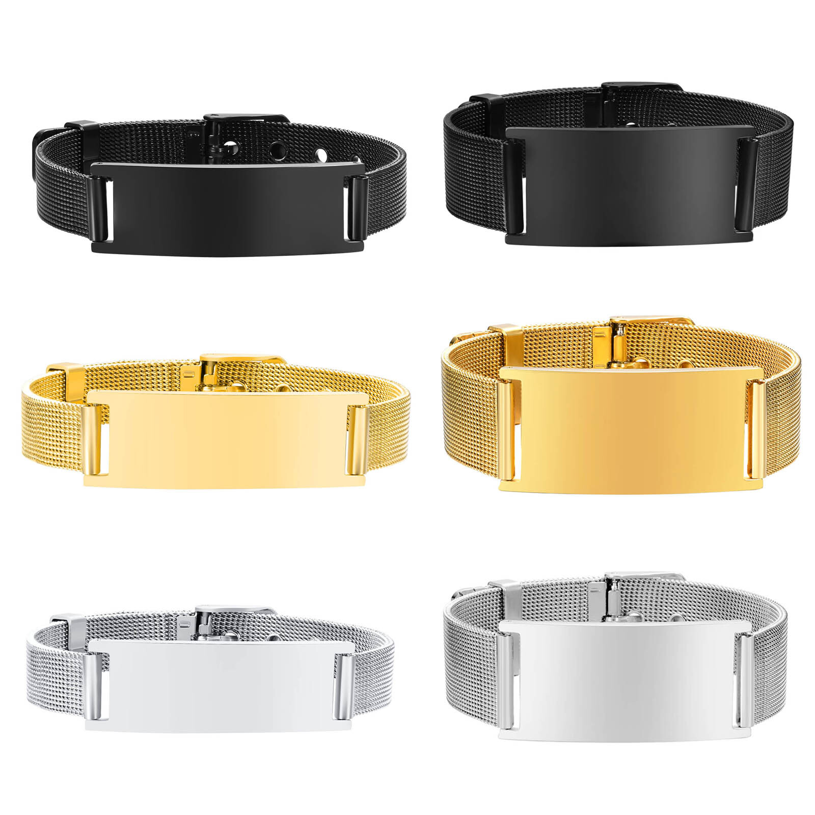 Personalized Photo Bracelet, S - Mesh Stainless Strap 评论和价格