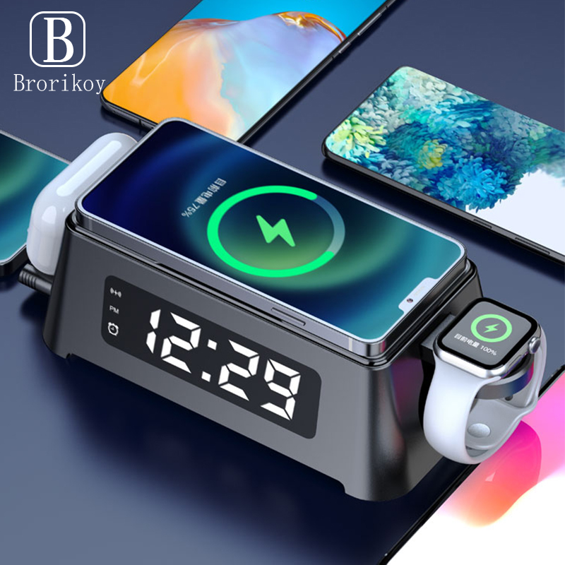 15W Qi Alarm Clock Wireless Ch - Watch Watch Xs 评论和价格