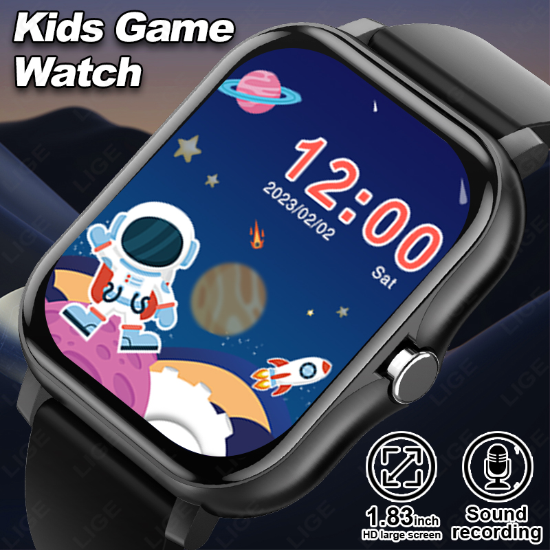 LIGE 2025 Audiobook Children S - Smartwatch Digital Watches For Kid Boy With Alarm 评论和价格