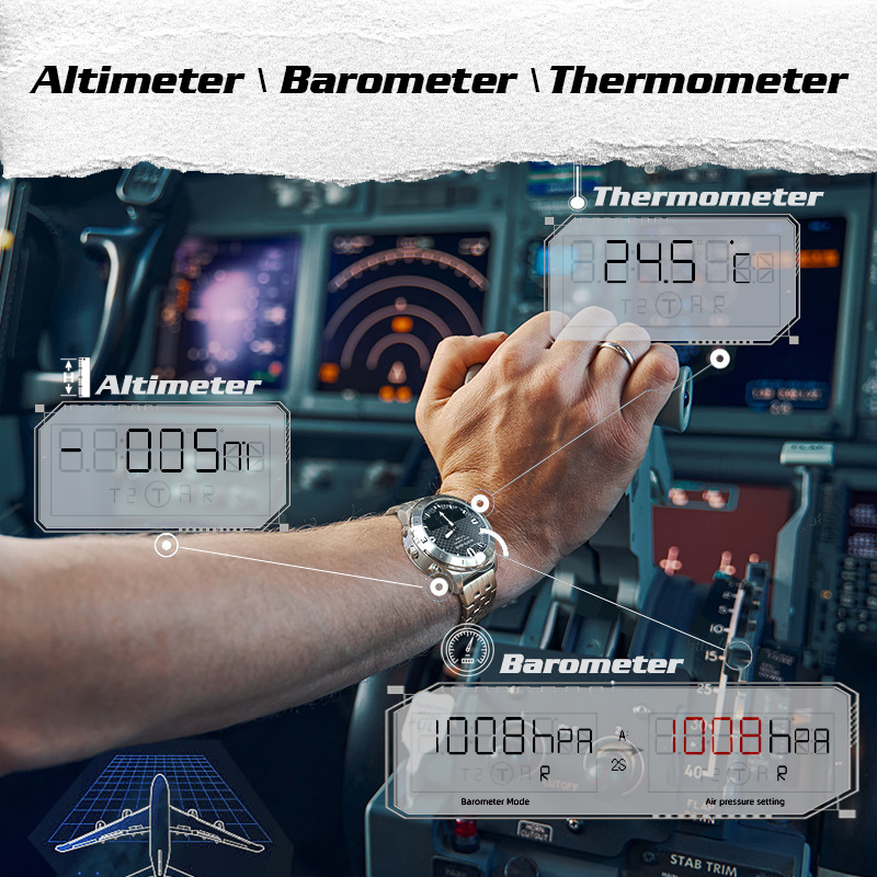 NORTH EDGE Men Outdoor Digital - Smartwatch Digital Watches For Men 评论和价格