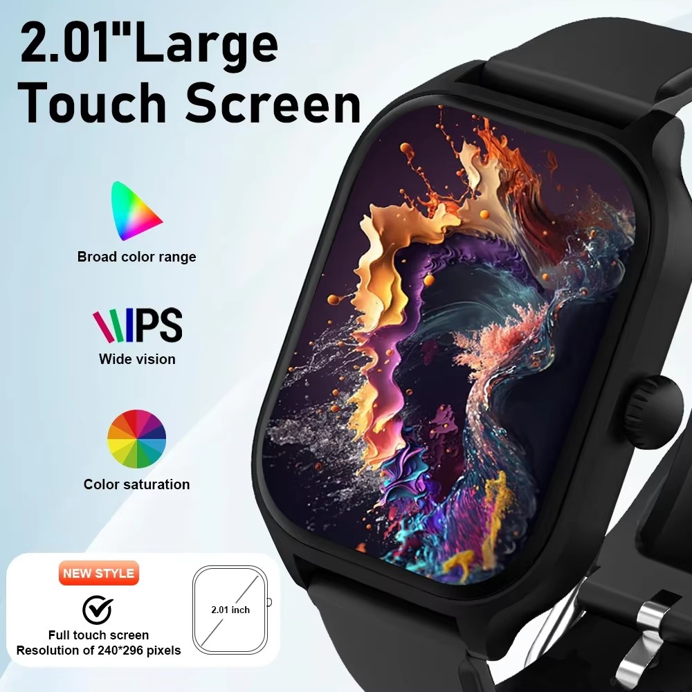 Smart Watch For Android IOS Wa - Smartwatch Square Watches For Men 评论和价格