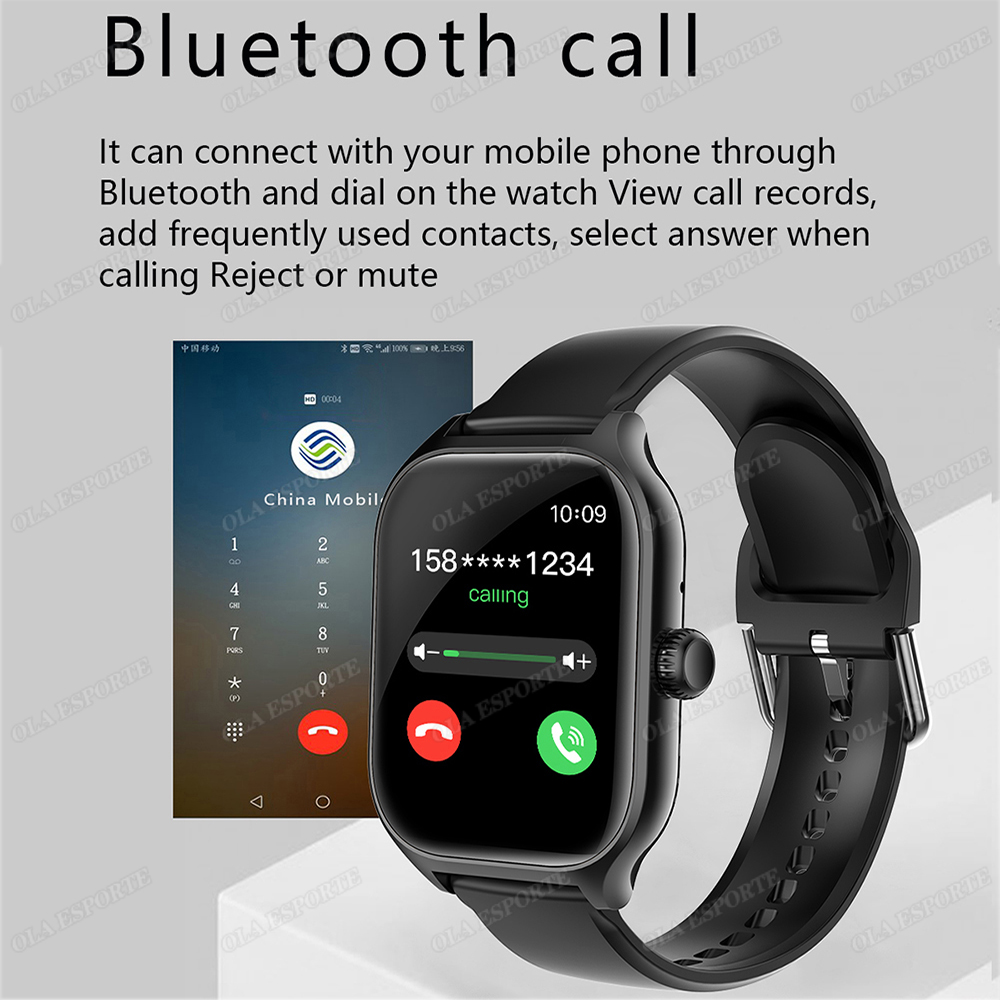Smart Watch For Android IOS Wa - Smartwatch Square Watches For Men 评论和价格