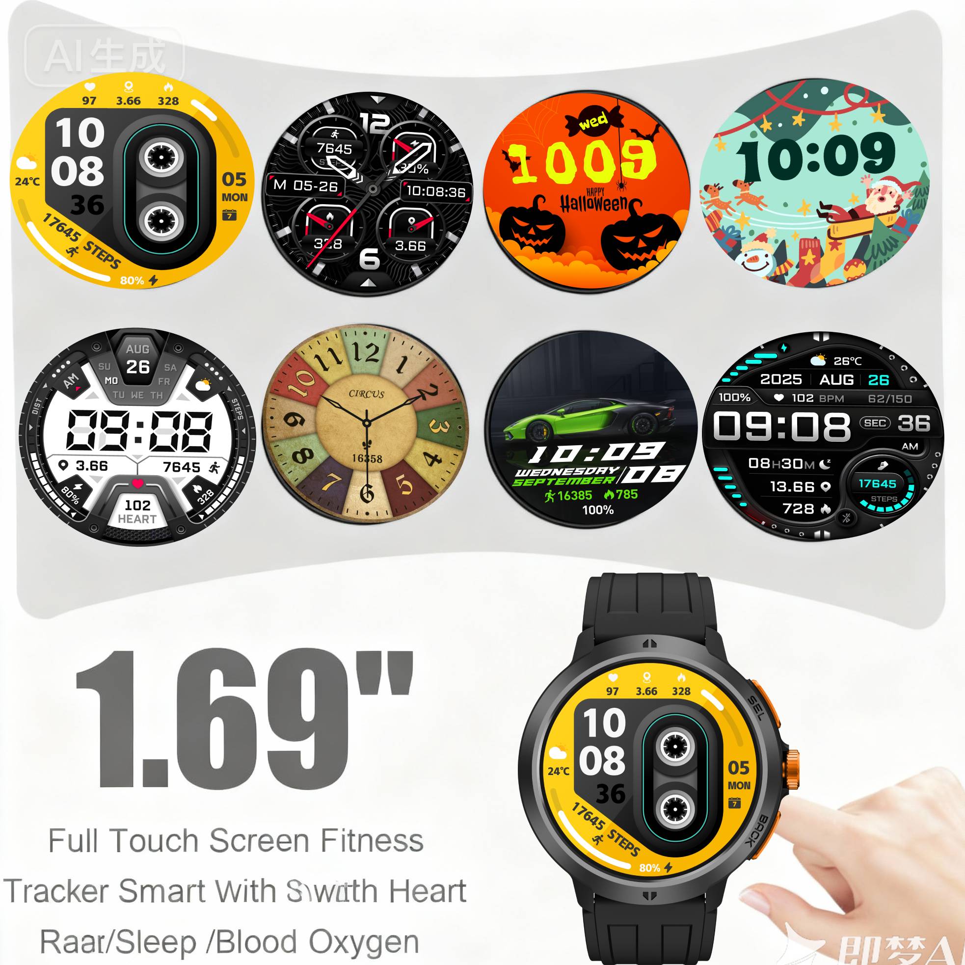 LEADOYS C33 Men's Sports Wrist - Smartwatch Running Watches For Men 评论和价格