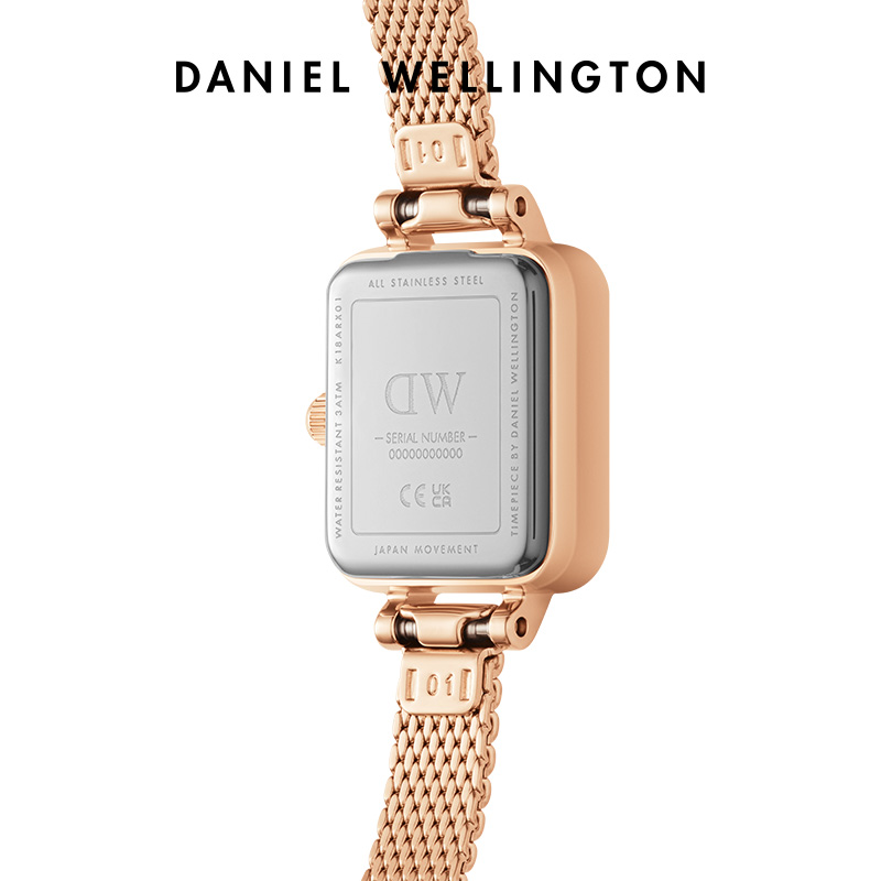 Daniel Wellington Quadro Mini  - Mesh Stainless Strap 评论和价格