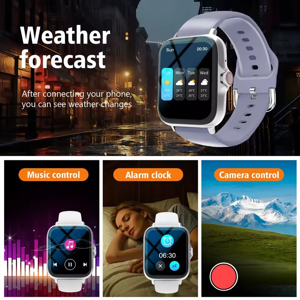 2026 New Bluetooth Call Smart  - Smartwatch Square Watches For Men 评论和价格