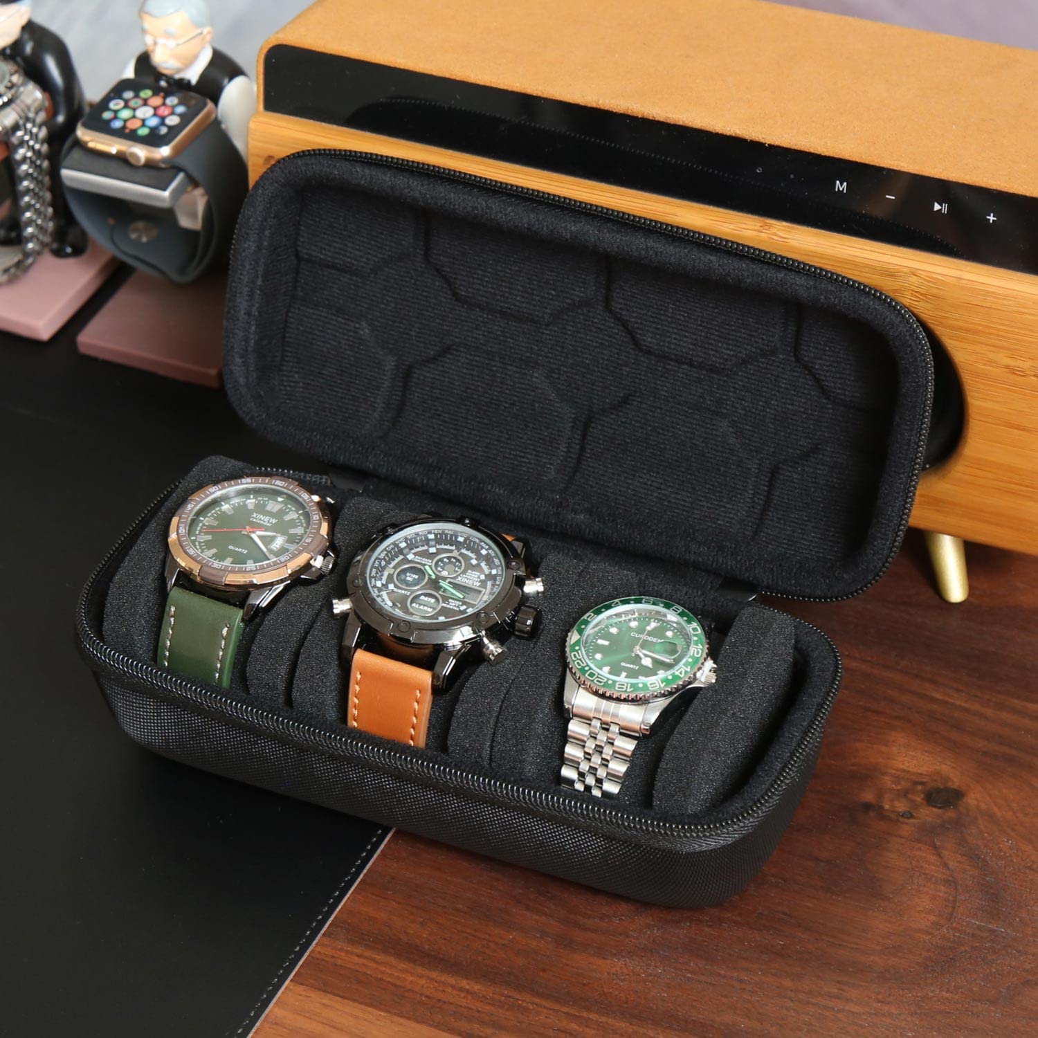 Watch Box Organizer For Men or - Smartwatch I Watches 评论和价格