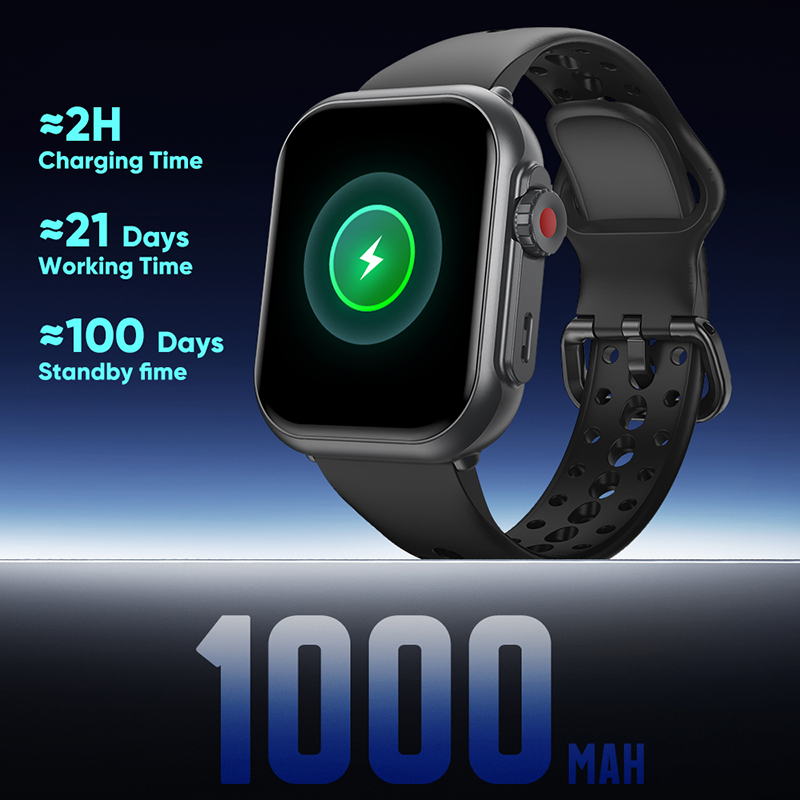 Ultra K62 1000 mAh Battery Sma - Smartwatch Square Watches For Men 评论和价格