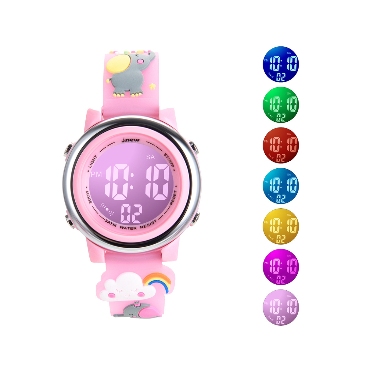 UTHAI H120 Children's Cartoon  - Smartwatch Digital Watches For Kid Boy With Alarm 评论和价格