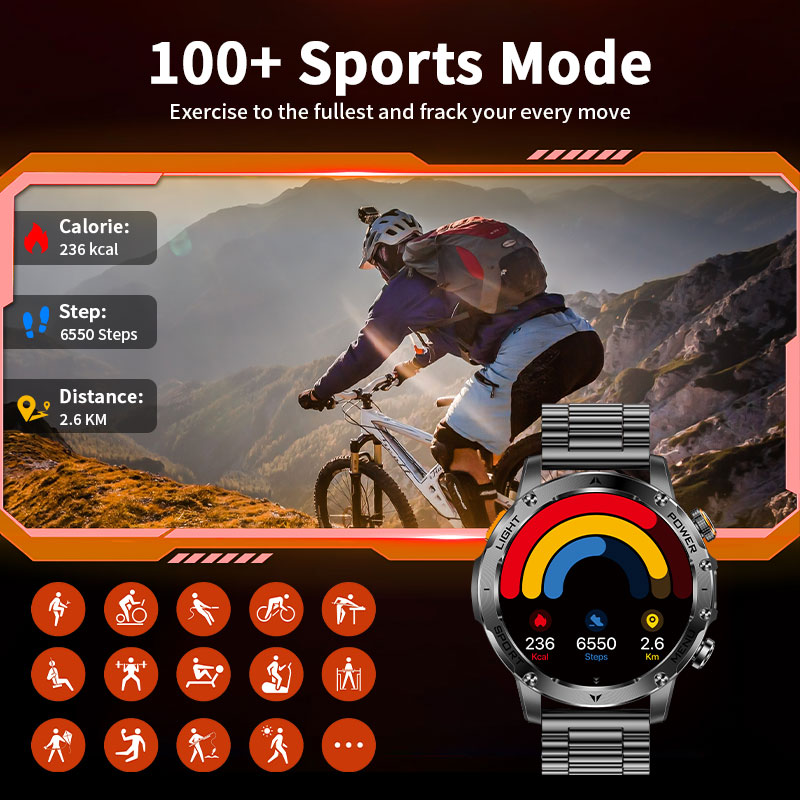 New 1000mAh Battery Smart Watc - Smartwatch Running Watches For Men 评论和价格