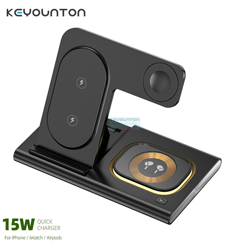 3 In 1 Wireless Charger For iP - Watch Watch Xs 评论和价格