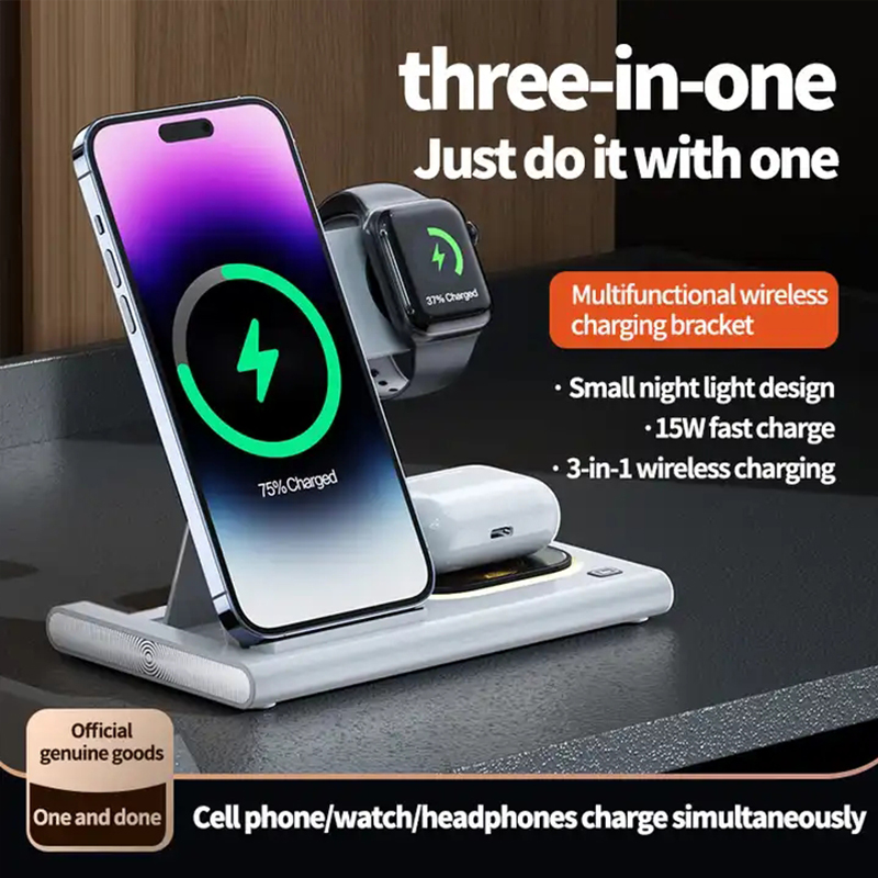 3 In 1 Wireless Charger For iP - Watch Watch Xs 评论和价格