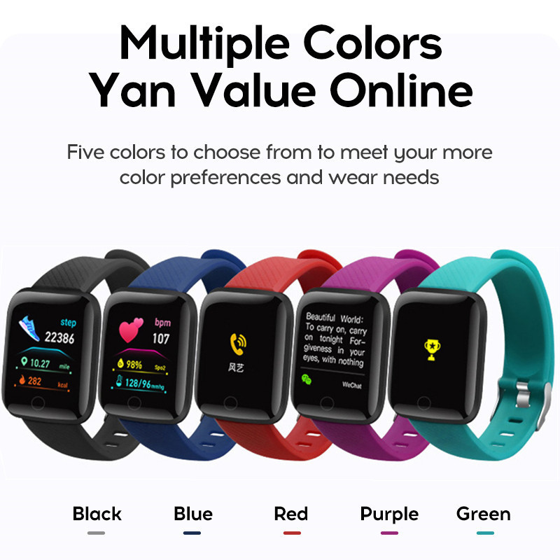 116plus Smart Watch Men and Wo - Smartwatch Square Watches For Men 评论和价格