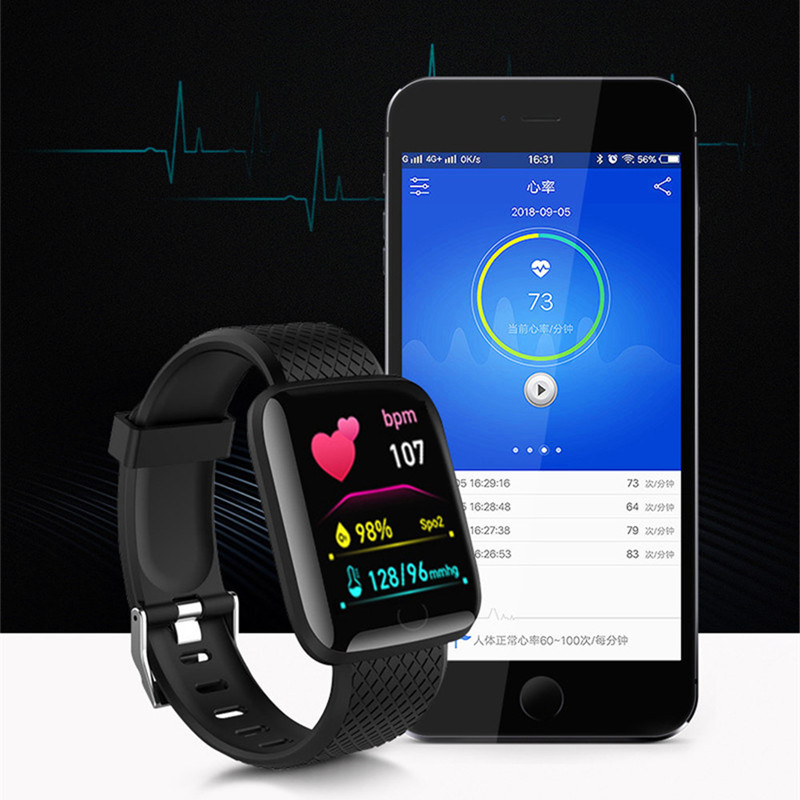 116plus Smart Watch Men and Wo - Smartwatch Square Watches For Men 评论和价格