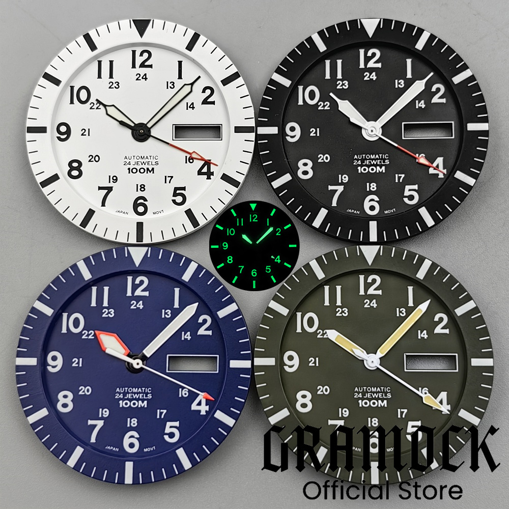 Gramock Vintage NH36 Face 34.3 - Luminous Dial Face 评论和价格